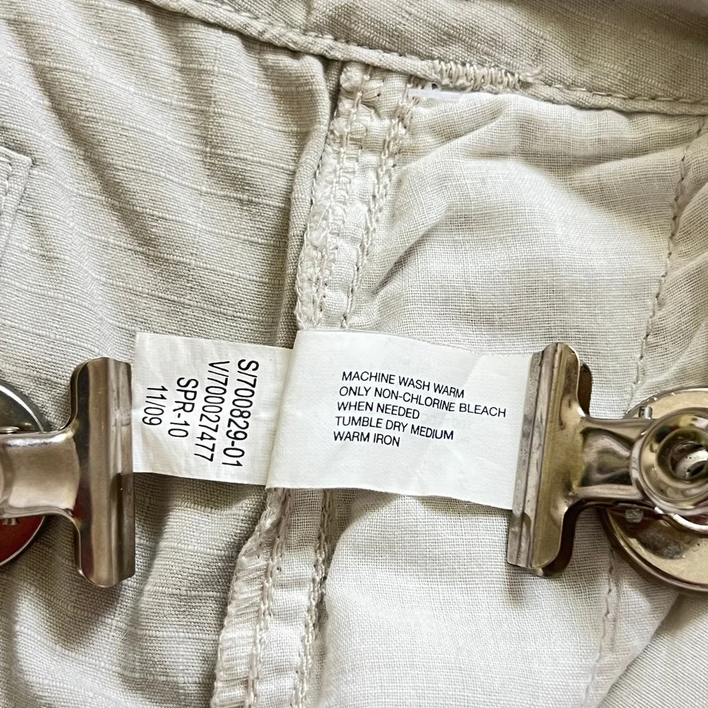 Gap Ripstop Cargo Pants NWT Drawstring Khaki Tan Mens XXL Outdoor Lightweight